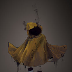This is a pixiv picture whose title is 雨合羽.