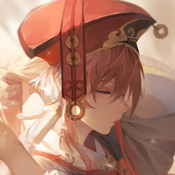 This is a pixiv picture whose title is 【观测枢】烟绯.