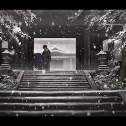 This is a pixiv picture whose title is 客人.