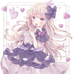 This is a pixiv picture whose title is 💕.
