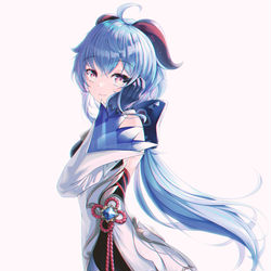 This is a pixiv picture whose title is 甘雨.