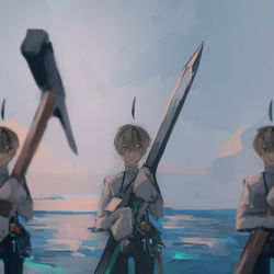 This is a pixiv picture whose title is 意思.