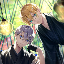 This is a pixiv picture whose title is 眼鏡.