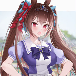 This is a pixiv picture whose title is ダイワスカーレット.