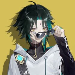 This is a pixiv picture whose title is 魈.