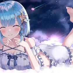 This is a pixiv picture whose title is 💙✨.