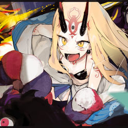 This is a pixiv picture whose title is 夏の大妖怪戦車.