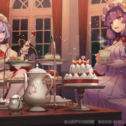 This is a pixiv picture whose title is 東方ロストワード1周年.