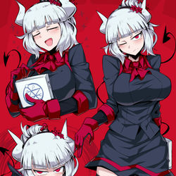 This is a pixiv picture whose title is メイド悪魔のルシファー.