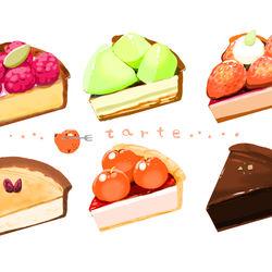 This is a pixiv picture whose title is タルト詰め合わせ.