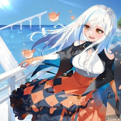 This is a pixiv picture whose title is Coastal highway.
