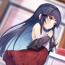 This is a pixiv picture whose title is 鏡華.
