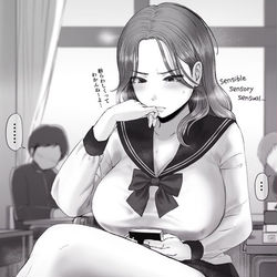 This is a pixiv picture whose title is やる気さえあれば10年まで留年できる高校で爆誕した28歳女子高生.