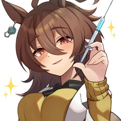 This is a pixiv picture whose title is アグネスタキオン.