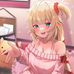 This is a pixiv picture whose title is 膝枕っちゃまさん.