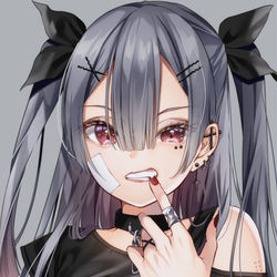 This is a pixiv picture whose title is rockギャル.