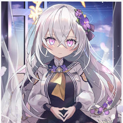 This is a pixiv picture whose title is 教室には天使がいた.