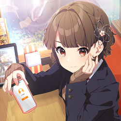 This is a pixiv picture whose title is 『どうか俺を放っておいてくれ』.