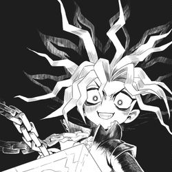 This is a pixiv picture whose title is 闇遊戯.
