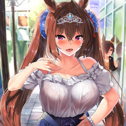 This is a pixiv picture whose title is ダイワスカーレット【フレ募集】.