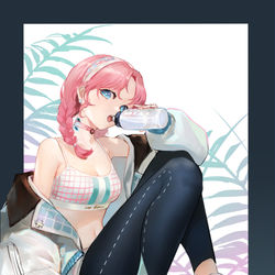 This is a pixiv picture whose title is アズリウス.