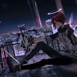 This is a pixiv picture whose title is BLAZE / Arknights.