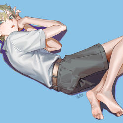This is a pixiv picture whose title is あし.