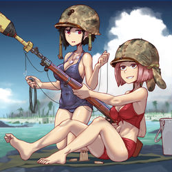 This is a pixiv picture whose title is Fishing.
