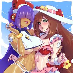 This is a pixiv picture whose title is Layer & Iris.