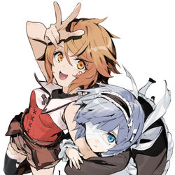 This is a pixiv picture whose title is おまごと2巻発売！.