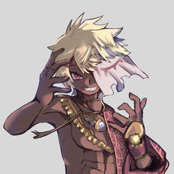 This is a pixiv picture whose title is ブリキの王子.