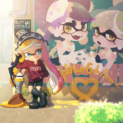 This is a pixiv picture whose title is スプラトゥーン6周年！.