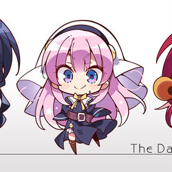 This is a pixiv picture whose title is 神様になった日SD.