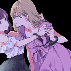 This is a pixiv picture whose title is 共依存百合.
