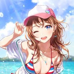 This is a pixiv picture whose title is sunshine girl.