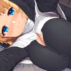 This is a pixiv picture whose title is 人肌が恋しいロリ巨乳シスターちゃんと.