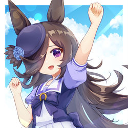 This is a pixiv picture whose title is ライスシャワー.
