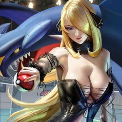 This is a pixiv picture whose title is Cynthia.