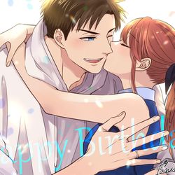 This is a pixiv picture whose title is 【商業情報】指先から本気の熱情（103~105話配信開始）.