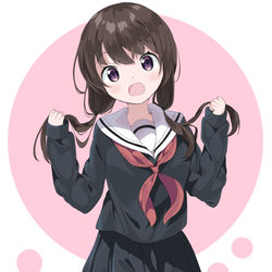 This is a pixiv picture whose title is おさげセーラーちゃん.