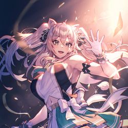 This is a pixiv picture whose title is ♌.
