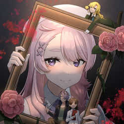 This is a pixiv picture whose title is Ib in ねむるくん.