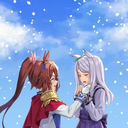 This is a pixiv picture whose title is キミと夢をかけるよ、何回だって….