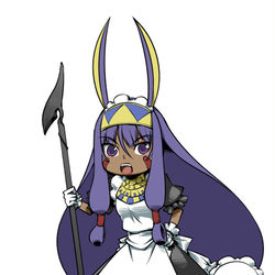 This is a pixiv picture whose title is ニトクリス(メイド).