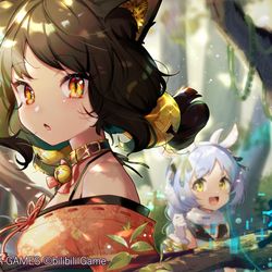 This is a pixiv picture whose title is =^_^=.