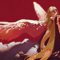 This is a pixiv picture whose title is 眩光.