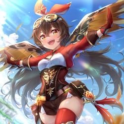 This is a pixiv picture whose title is 旅人、行こう…！.