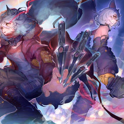 This is a pixiv picture whose title is レッド＆スカベンジャー.