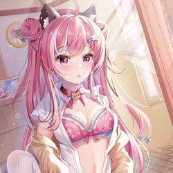 This is a pixiv picture whose title is 更新~喵咕.