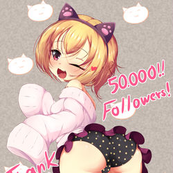 This is a pixiv picture whose title is 50k Followers!.
